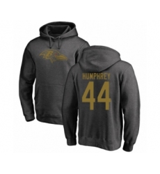 Football Baltimore Ravens #44 Marlon Humphrey Ash One Color Pullover Hoodie
