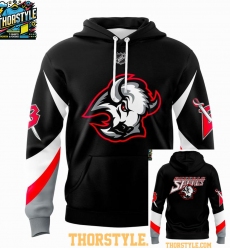 Men's Buffalo Sabres Black And Red Goathead Night 2025-2026 Hoodie