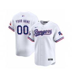 Men's Texas Rangers Active Player Custom White 2023 World Series Champions Stitched Baseball Jersey