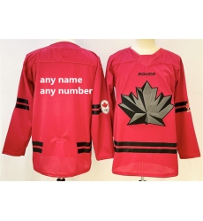 Men's Canada Hockey Custom Red 2026 Stitched Hockey Jersey