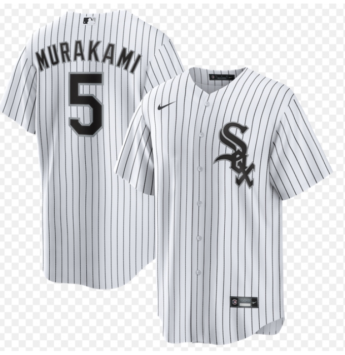 Men's Chicago White Sox #5 Munetaka Murakami Nike White Home Replica Jersey
