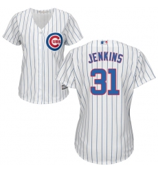 Women's Majestic Chicago Cubs #31 Fergie Jenkins Authentic White Home Cool Base MLB Jersey