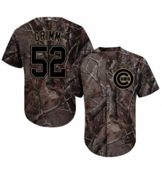 Men's Majestic Chicago Cubs #52 Justin Grimm Authentic Camo Realtree Collection Flex Base MLB Jersey