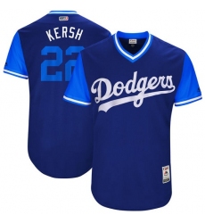 Men's Majestic Los Angeles Dodgers #22 Clayton Kershaw 