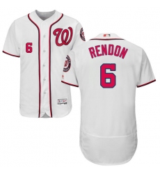 Men's Majestic Washington Nationals #6 Anthony Rendon White Home Flex Base Authentic Collection MLB Jersey
