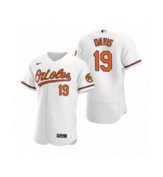 Men's Baltimore Orioles #19 Chris Davis Nike White Authentic 2020 Home Jersey