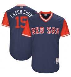 Men's Majestic Boston Red Sox #15 Dustin Pedroia 