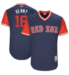 Men's Majestic Boston Red Sox #16 Andrew Benintendi 