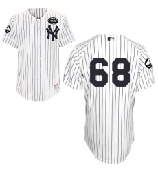 Men's Majestic New York Yankees #68 Dellin Betances Authentic White GMS 