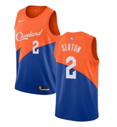 Women's Nike Cleveland Cavaliers #2 Kyrie Irving Swingman Blue NBA Jersey - City Edition