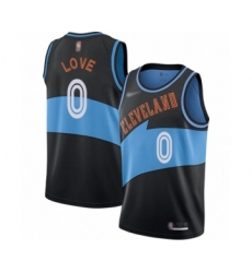 Women's Cleveland Cavaliers #0 Kevin Love Swingman Black Hardwood Classics Finished Basketball Jersey