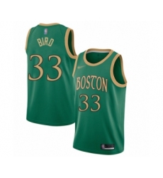 Women's Boston Celtics #33 Larry Bird Swingman Green Basketball Jersey - 2019 20 City Edition