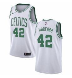 Men's Nike Boston Celtics #42 Al Horford Authentic White NBA Jersey - Association Edition