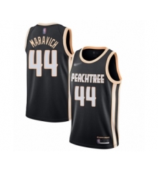Women's Atlanta Hawks #44 Pete Maravich Swingman Black Basketball Jersey - 2019 20 City Edition