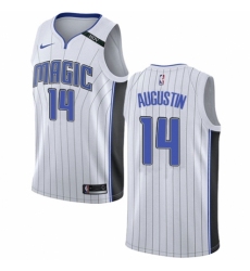 Men's Nike Orlando Magic #14 D.J. Augustin Swingman NBA Jersey - Association Edition