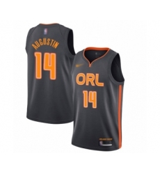 Youth Orlando Magic #14 D.J. Augustin Swingman Charcoal Basketball Jersey - 2019 20 City Edition