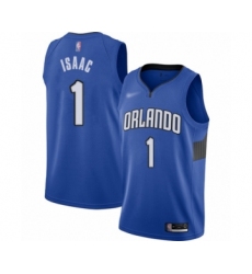 Youth Orlando Magic #1 Jonathan Isaac Swingman Blue Finished Basketball Jersey - Statement Edition