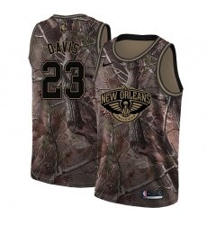 Youth Nike New Orleans Pelicans #23 Anthony Davis Swingman Camo Realtree Collection NBA Jersey