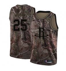 Women's Nike Houston Rockets #25 Robert Horry Swingman Camo Realtree Collection NBA Jersey