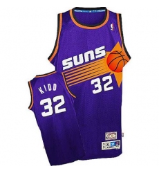 Men's Adidas Phoenix Suns #32 Jason Kidd Swingman Purple Throwback NBA Jersey