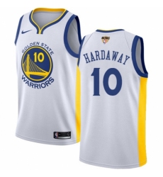Youth Nike Golden State Warriors #10 Tim Hardaway Swingman White Home 2018 NBA Finals Bound NBA Jersey - Association Edition