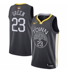 Youth Nike Golden State Warriors #23 Draymond Green Swingman Black Alternate 2018 NBA Finals Bound NBA Jersey - Statement Edition