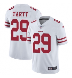 Youth Nike San Francisco 49ers #29 Jaquiski Tartt White Vapor Untouchable Limited Player NFL Jersey