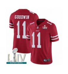Youth San Francisco 49ers #11 Marquise Goodwin Red Team Color Vapor Untouchable Limited Player Super Bowl LIV Bound Football Jersey