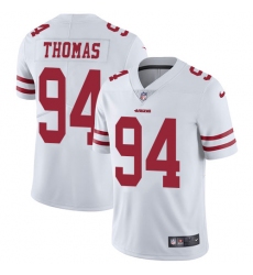 Youth Nike San Francisco 49ers #94 Solomon Thomas White Vapor Untouchable Limited Player NFL Jersey