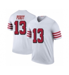 Men's San Francisco 49ers #13 Brock Purdy White Stitched Jersey