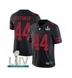 Men's San Francisco 49ers #44 Tom Rathman Black Alternate Vapor Untouchable Limited Player Super Bowl LIV Bound Football Jersey