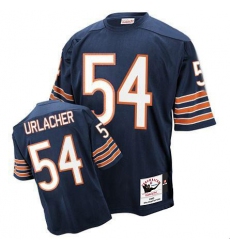 Mitchell and Ness Chicago Bears #54 Brian Urlacher Blue Team Color Authentic Throwback NFL Jersey