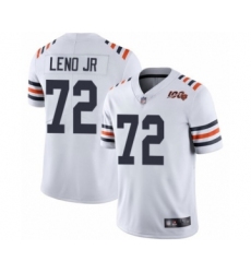 Youth Chicago Bears #72 Charles Leno White 100th Season Limited Football Jersey