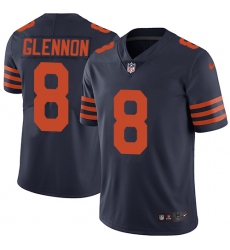 Men's Nike Chicago Bears #8 Mike Glennon Navy Blue Alternate Vapor Untouchable Limited Player NFL Jersey