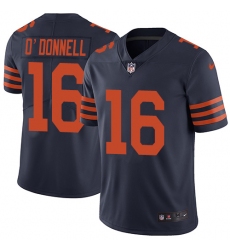 Youth Nike Chicago Bears #16 Pat O'Donnell Navy Blue Alternate Vapor Untouchable Limited Player NFL Jersey