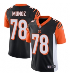 Men's Nike Cincinnati Bengals #78 Anthony Munoz Vapor Untouchable Limited Black Team Color NFL Jersey