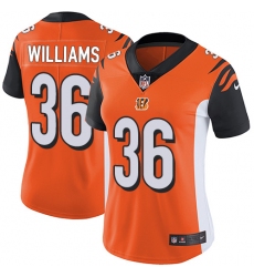 Women's Nike Cincinnati Bengals #36 Shawn Williams Elite Orange Alternate NFL Jersey