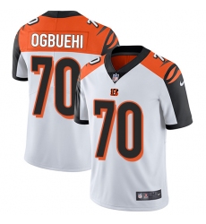 Men's Nike Cincinnati Bengals #70 Cedric Ogbuehi Vapor Untouchable Limited White NFL Jersey