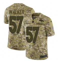 Men's Nike Denver Broncos #57 Demarcus Walker Limited Camo 2018 Salute to Service NFL Jersey