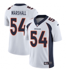 Youth Nike Denver Broncos #54 Brandon Marshall White Vapor Untouchable Limited Player NFL Jersey