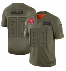 Men's Tampa Bay Buccaneers #80 O. J. Howard Limited Camo 2019 Salute to Service Football Jersey