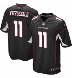 Youth Nike Arizona Cardinals #11 Larry Fitzgerald Game Black Alternate NFL Jersey