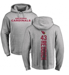 NFL Nike Arizona Cardinals #43 Haason Reddick Ash Backer Pullover Hoodie