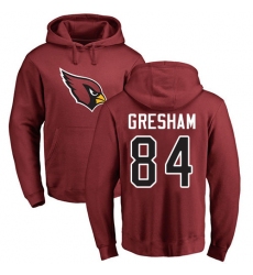 NFL Nike Arizona Cardinals #84 Jermaine Gresham Maroon Name & Number Logo Pullover Hoodie