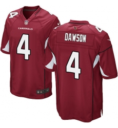 Men's Nike Arizona Cardinals #4 Phil Dawson Game Red Team Color NFL Jersey