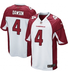Men's Nike Arizona Cardinals #4 Phil Dawson Game White NFL Jersey