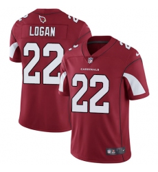 Men's Nike Arizona Cardinals #22 T. J. Logan Red Team Color Vapor Untouchable Limited Player NFL Jersey