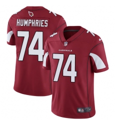 Youth Nike Arizona Cardinals #74 D.J. Humphries Red Team Color Vapor Untouchable Limited Player NFL Jersey