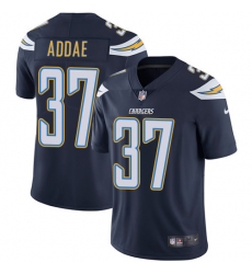 Men's Nike Los Angeles Chargers #37 Jahleel Addae Navy Blue Team Color Vapor Untouchable Limited Player NFL Jersey