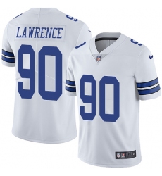 Youth Nike Dallas Cowboys #90 Demarcus Lawrence White Vapor Untouchable Limited Player NFL Jersey
